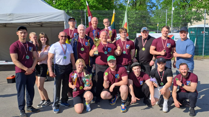    7. jūnijā Madonas pilsētas svētku ietvaros noritēja LČ spiešanā guļus uz atkārtojumu skaitu, kurās startēja SK “Rembate”