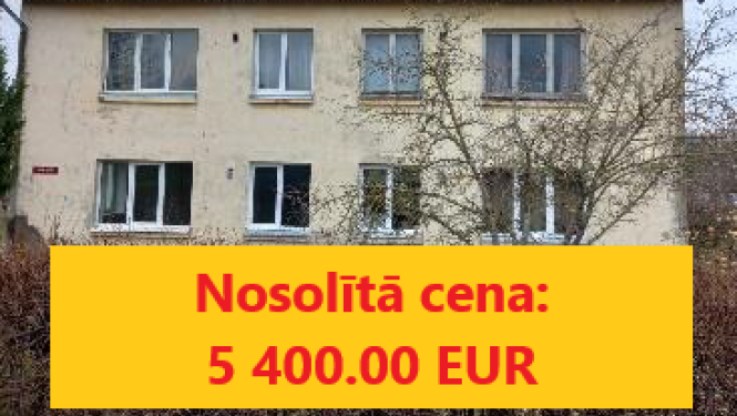 Izsoles rezultāts: īpašums "Sprīdīši" Lēdmanē nosolīts par 5 400 eiro