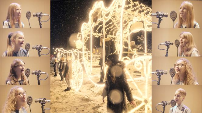 Bērnu vokālā studija SVILPASTES sveic svētkos ar muzikālu pārsteigumu