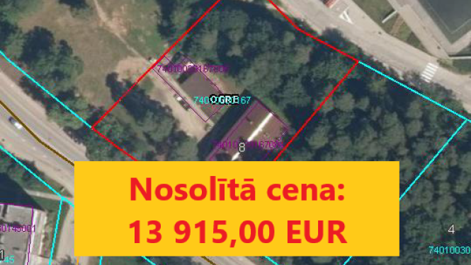Izsoles rezultāts: īpašums Tīnužu ielā 8-1 Ogrē nosolīts par 13 915 eiro