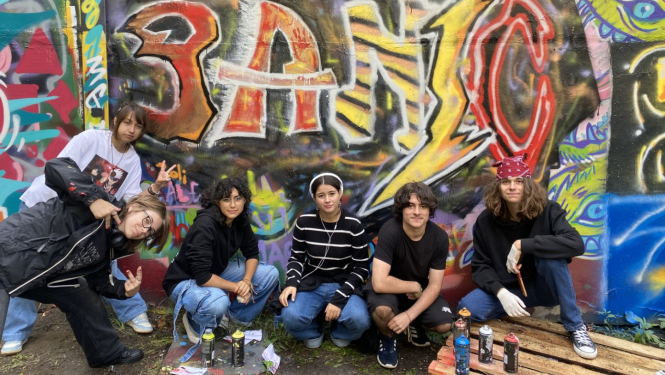 jaunieši no Latvijas, Rumānijas, Īrijas un Portugāles Erasmus+ jauniešu apmaiņas projektā “LET IT OUT”, kas norisinājās pērnā gada vasaras izskaņā