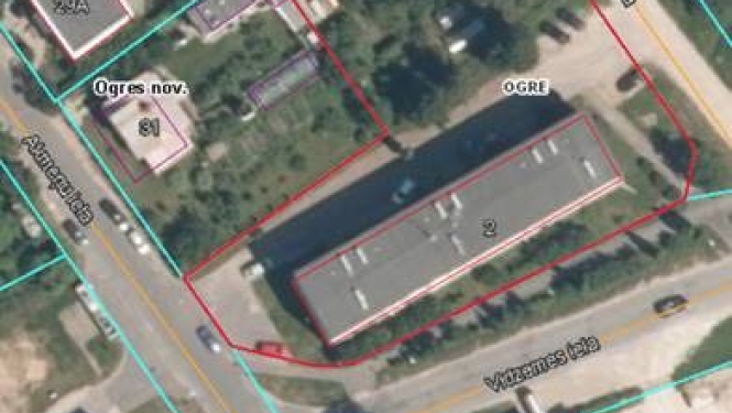 Daudzdzīvokļu dzīvojamai mājai funkcionāli nepieciešamā zemes gabala noteikšanas un pārskatīšana_Vidzemes iela 2, Ogre