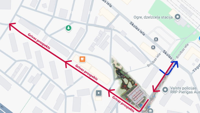 No 26. maija Grīvas prospektā tikai vienvirziena kustība