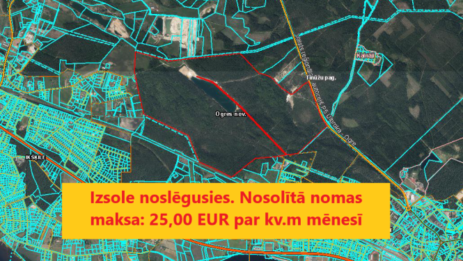 Izsoles rezultāts - Ogres Zilie kalni