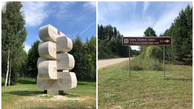 A.Pumpura piemineklis Birzgalē