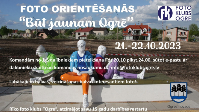 Foto orientēšanās Ogrē