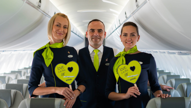 airBaltic Ogrē aicina uz atlases dienu potenciālajiem stjuartiem