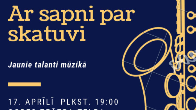 Džeza koncerts “Ar sapni par skatuvi” pārcelts uz 17.aprīli