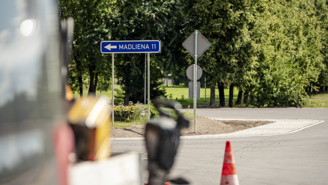 Asfalta seguma pārbaude Lēdmanē