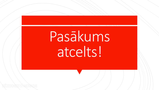 Atcelts pasākums
