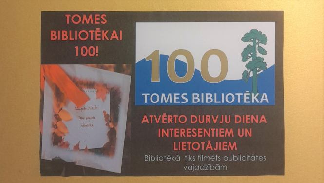 Tomes bibliotēkai 100