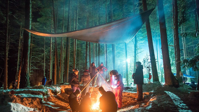 Jaunieši nometnē “Baltais vilks” izzina strēlnieku laika vēsturi