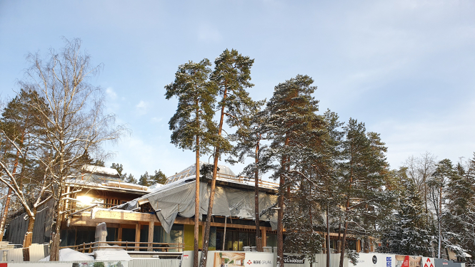 Vairākos būvniecības objektos ir iestājies tehnoloģiskais pārtraukums