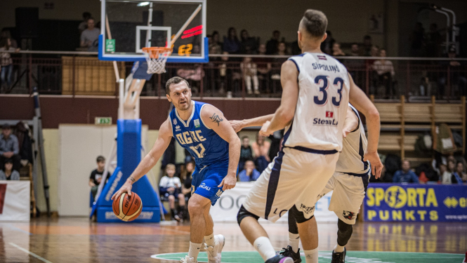 BK "Ogre" pārliecinoši uzvar BK "Liepāja"