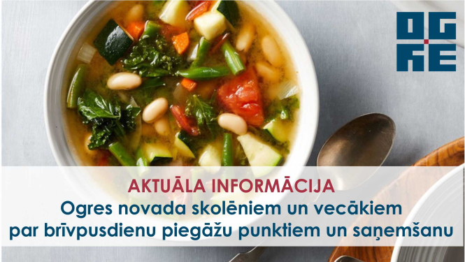 Aktuālā informācija par skolēnu pusdienu saņemšanu