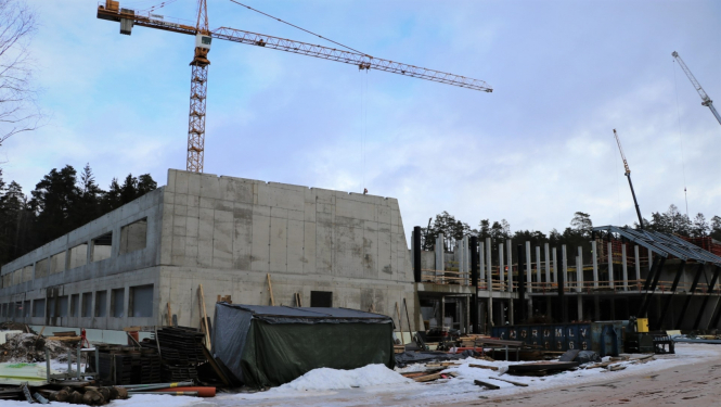 Jaunās Ogres Valsts ģimnāzijas ēkas būvniecība, Ogre