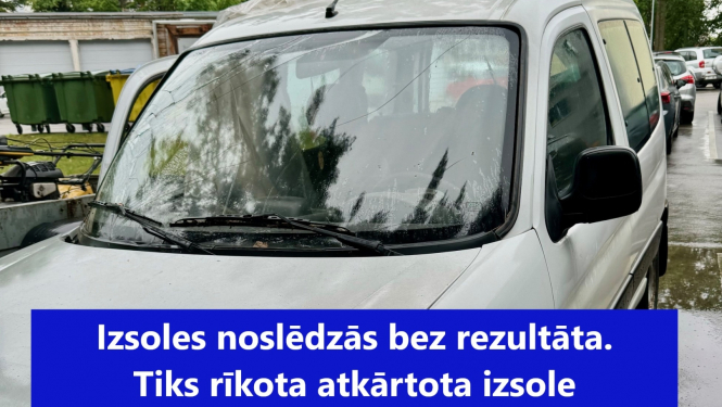 Izsole Citroen Berlingo - noslēdzās bez rezultāta