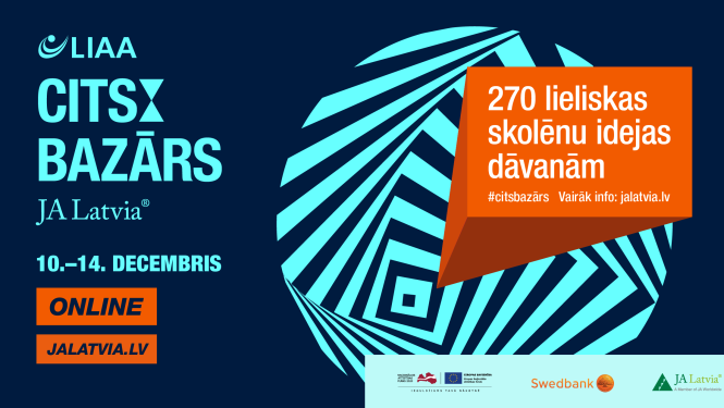 Skolēnu mācību uzņēmumu tirgus CITS BAZĀRS šogad norisināsies tiešsaistē