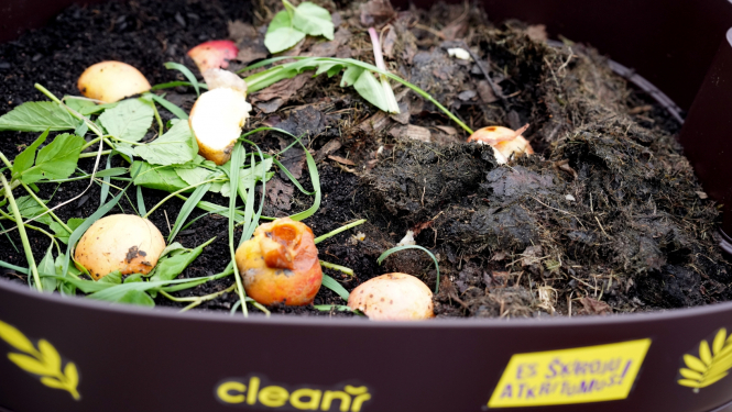 Bio atkritumu šķirošanas konteiners