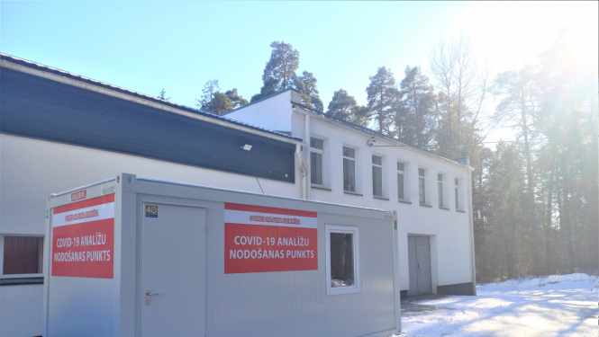 Covid 19 analīžu nodošanas punkts