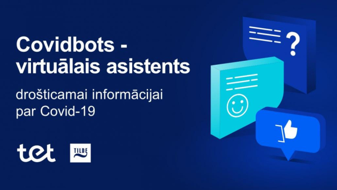 Aicinām izmantot virtuālo asistentu, lai iegūtu informāciju par Covid-19