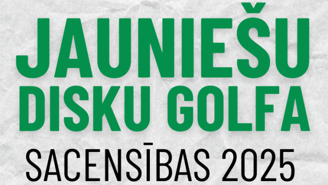 Jauniešu sacensības disku golfā