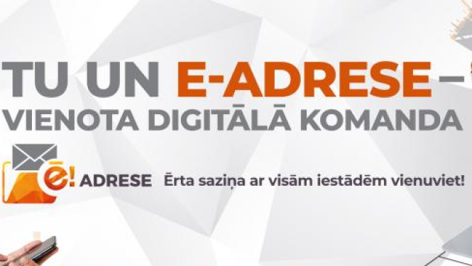 Vīrietis un dators - aicinājums aktivizēt e-adresi