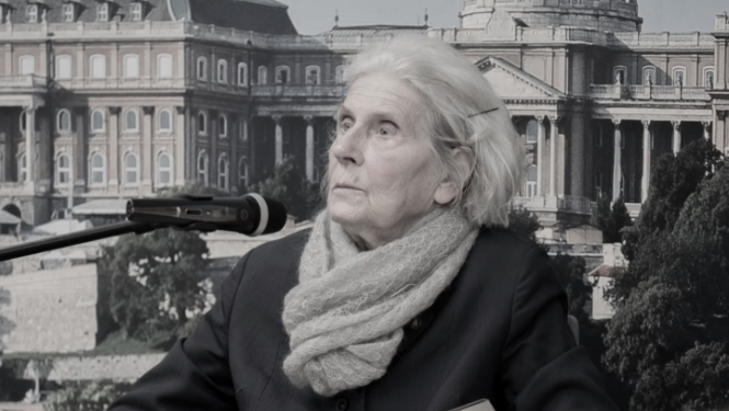 Tulkotāja Elga Sakse "Ungārijas dienās" Latvijas Nacionālajā bibliotēkā 2017. gadā