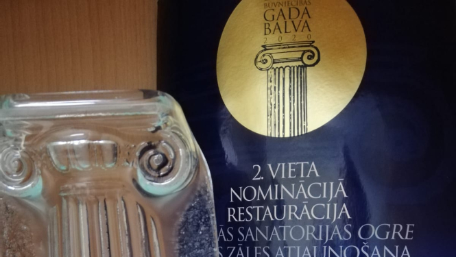 Izcilāko būvju skaitā arī atjaunotās sanatorijas Lielā zāle