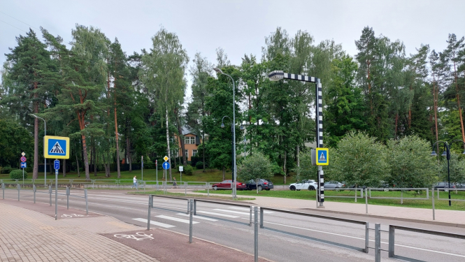 Gājēju pāreja Brīvības iela, Ogre