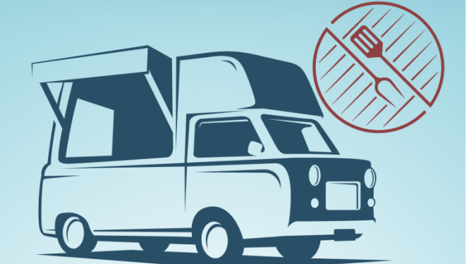 Aicinājums ēdināšanas pakalpojumu sniedzējus  pieteikties dalībai pasākumā “Svētku garšas kvartāls”, kas notiks 26. jūlijā,  Lielvārdes pilsētas svētku “Lielvārde VAR” ietvaros. Attēlā zīmēts busiņš - kemperis