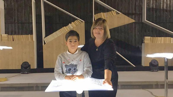 “Gudrs vēl gudrāks” 6. klašu uzvarētājs Ogres sākumskolas skolēns Markuss Gravels