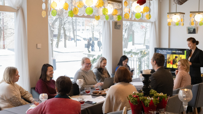 Pašvaldības tikšanās ar Hāpsalas pašvaldības pāŗstāvjiem 07.12.2023.