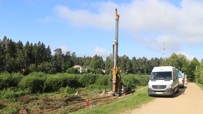 Ogrē sāk būvēt jaunu tiltu gājējiem