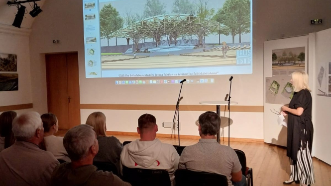 Tikšanās par Ikšķiles estrādes metu konkursu