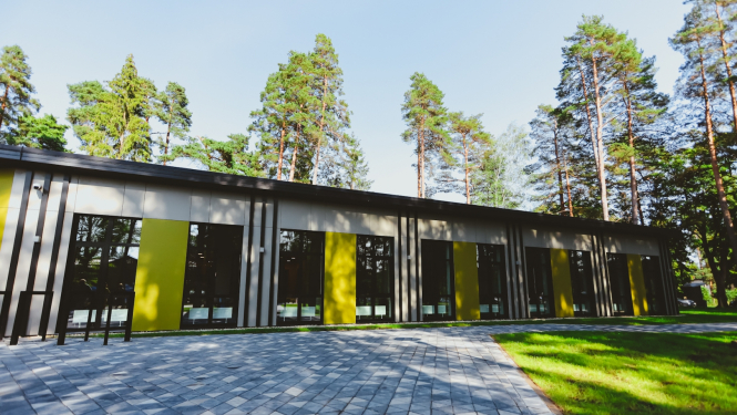 Atklāta sociālo pakalpojumu ēka Ogrē