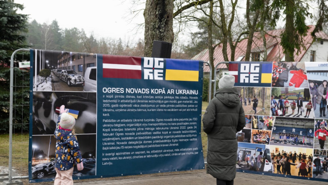 Izstāde Ogres novads kopā ar Ukrainu