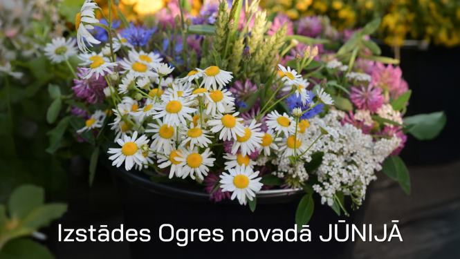 Izstādes Ogres novadā jūnijā- titulattēls. Līgo svētku noformējums