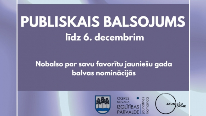 Jauniesu gada balva 2022 balsojums