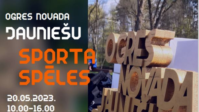 Jauniešu sporta spēles 2023 plaka'ts