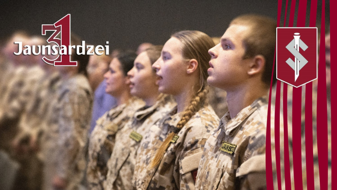 Jaunsardzei 31 gads plakāts 11.2023.