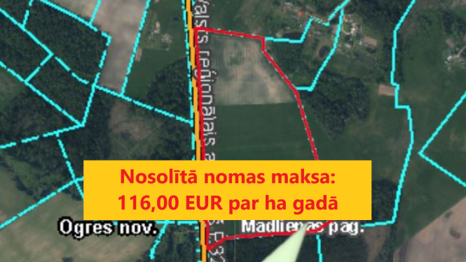 Zemes vienība ar kadastra apzīmējumu 7468 001 0202, Madlienas pagastā