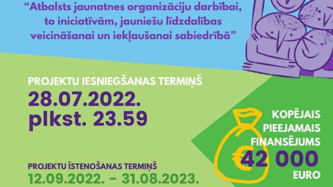 Projektu konkursa afiša