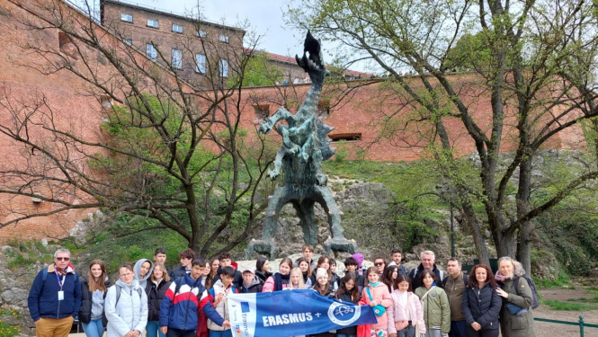 Jumpravas pamatskolas skolēn viesojas Polijā Erasmus+ projekta ietvaros