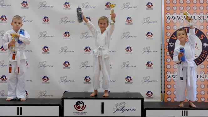 Karatē sacensību prieks