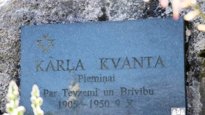 Kārļa Kvanta piemineklis
