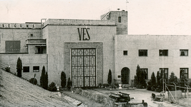 Ķeguma HES vēsturisks foto