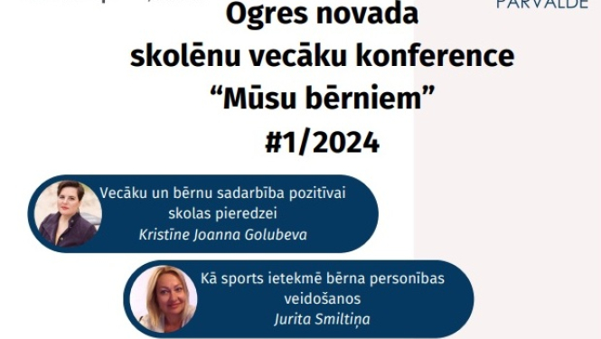 Konference mūsu bērniem plakāts 22.02.2024.