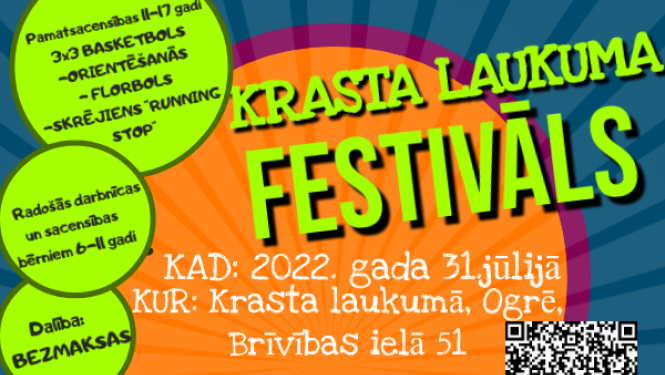 Krasta laukuma festivāla afiša