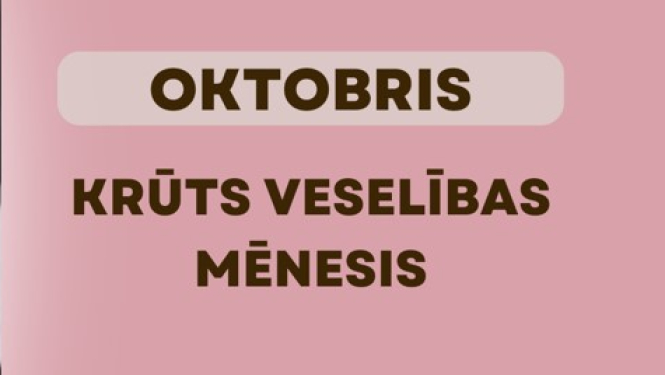 Oktobirs Krūts veselības mēnesis